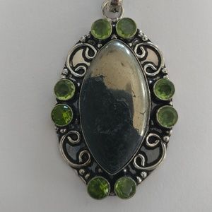 Apache Gold Stone and Peridot